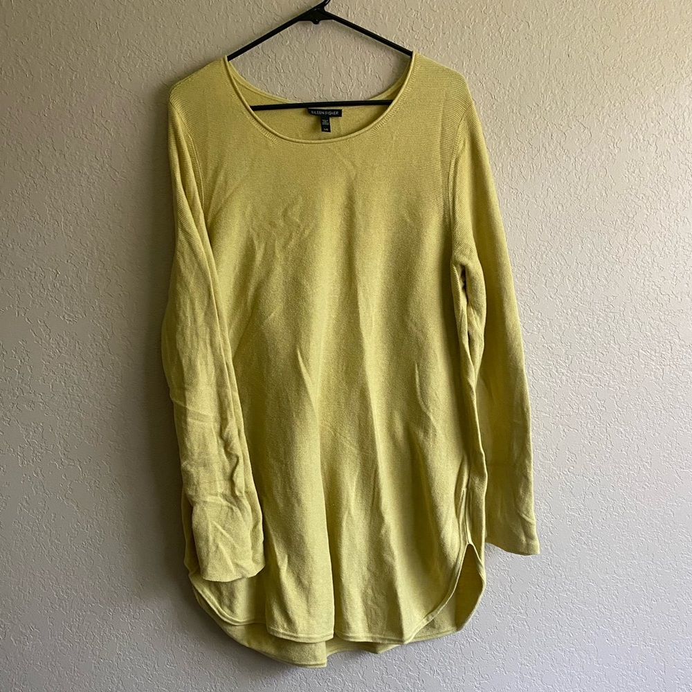Eileen Fisher womens tunic sweater
